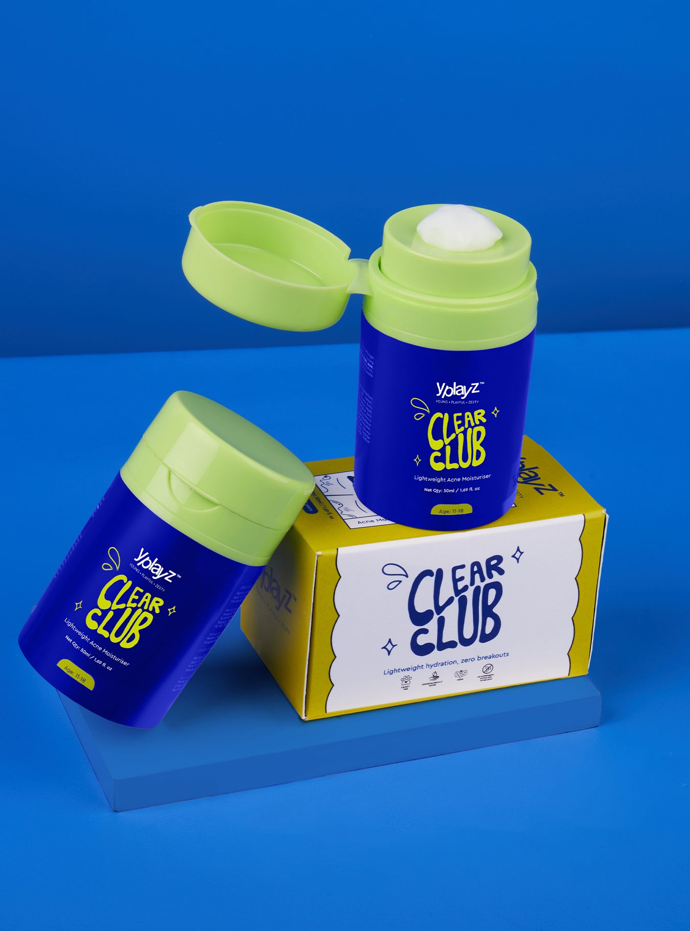 Y Play Z Clear Club Lightweight Acne Moisturiser