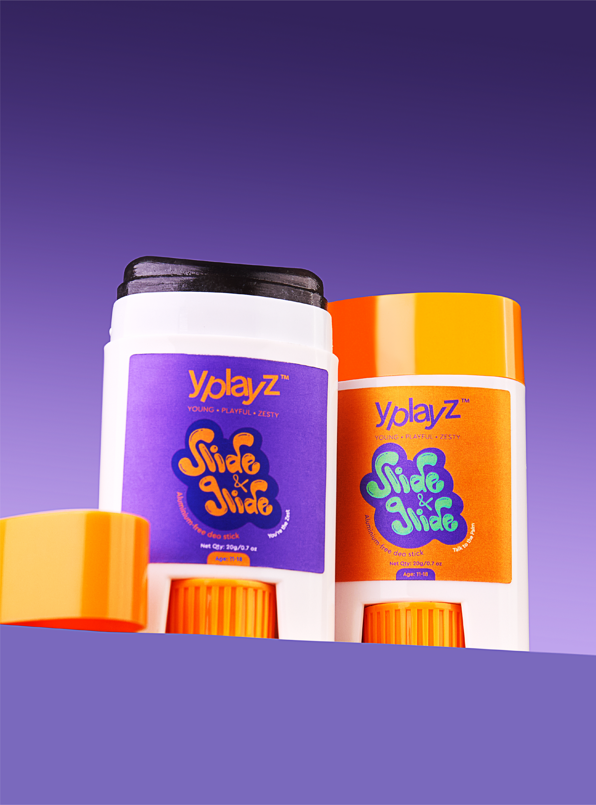 YplayZ No BO Deodorant Stick Duo For Teens