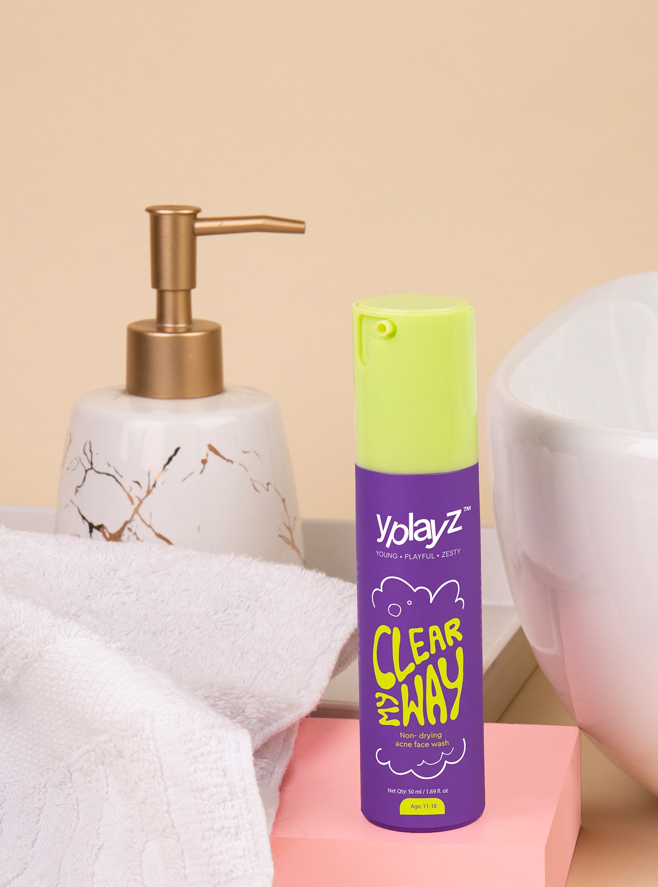 Y Play Z Clear My Way Non-Drying Acne Face Wash