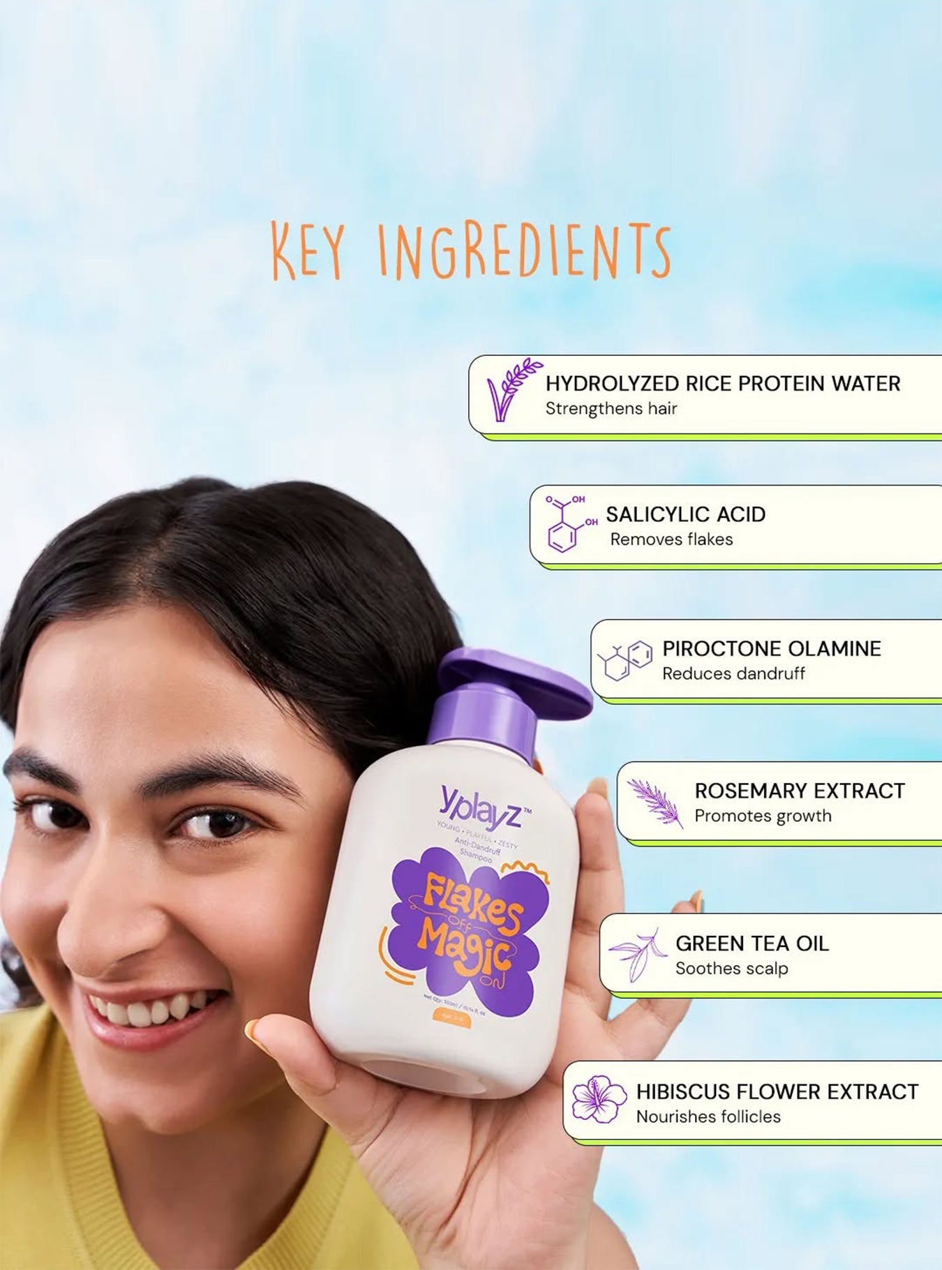 Flakes Off Magic On Shampoo