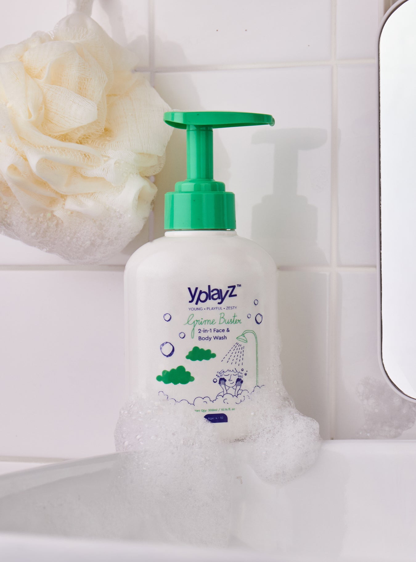 YplayZ Grime Buster 2-in-1 Face & Body Wash