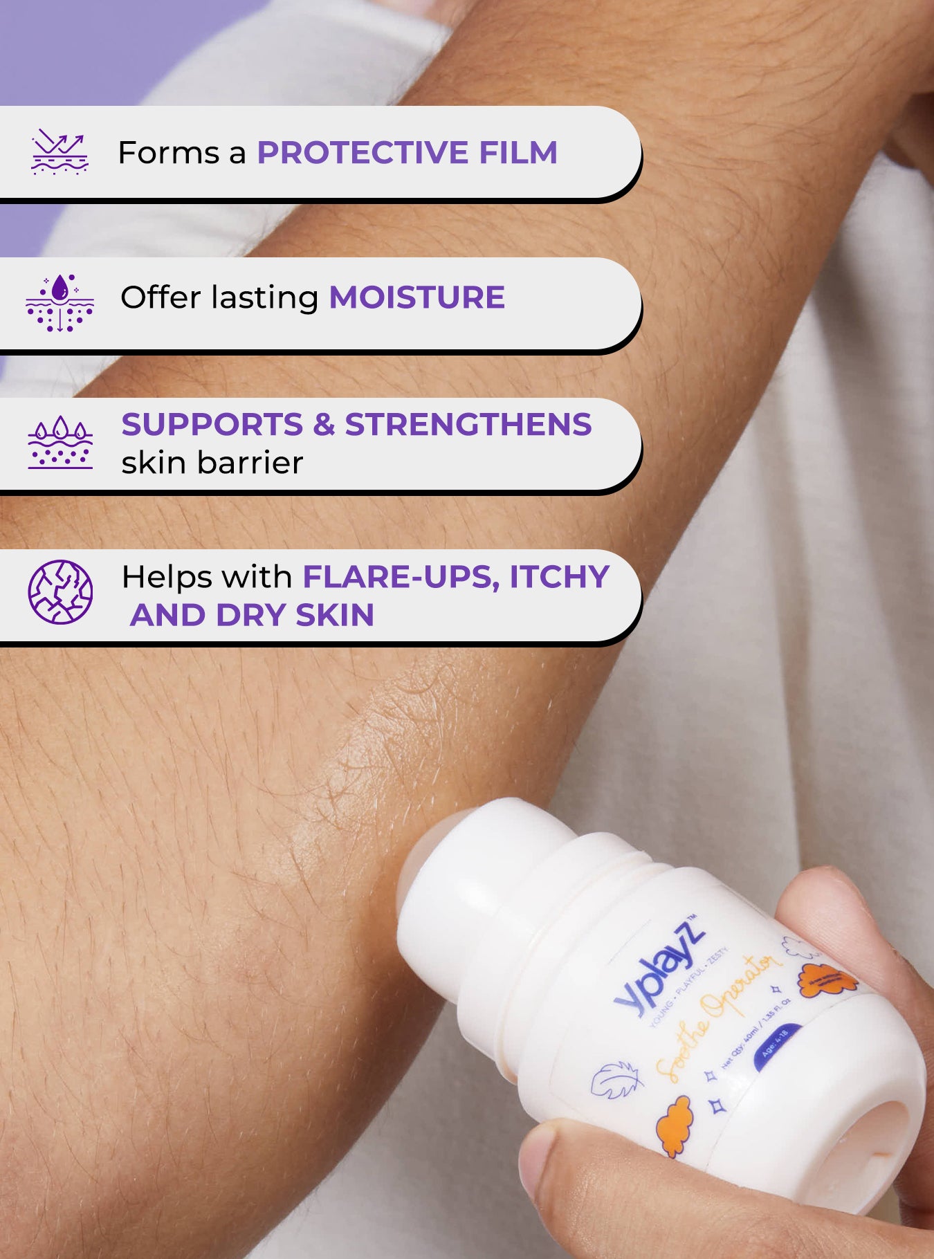 Y Play Z Soothe Operator Roll On For Kids & Teens