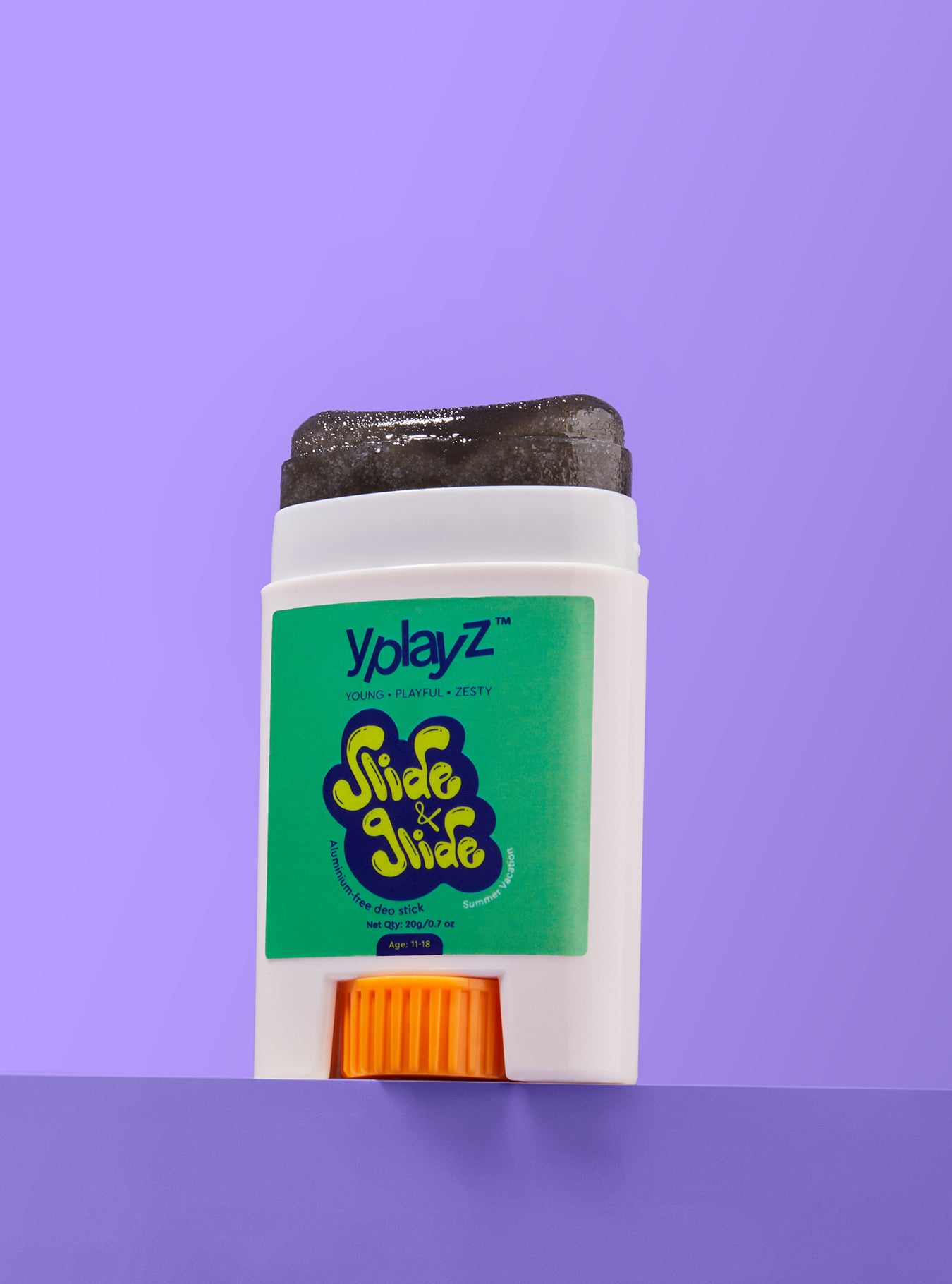 YplayZ Slide & Glide Aluminum & Baking Soda Free Deo Stick