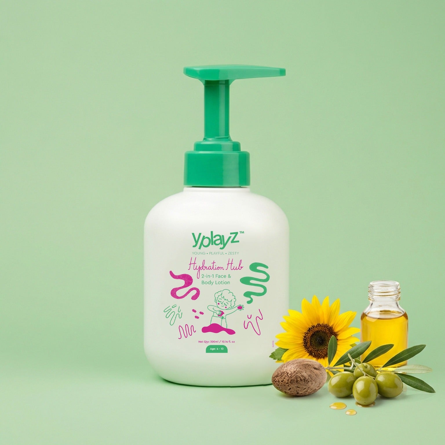 Y Play Z Hydration Hub 2-in-1  Face & Body Lotion