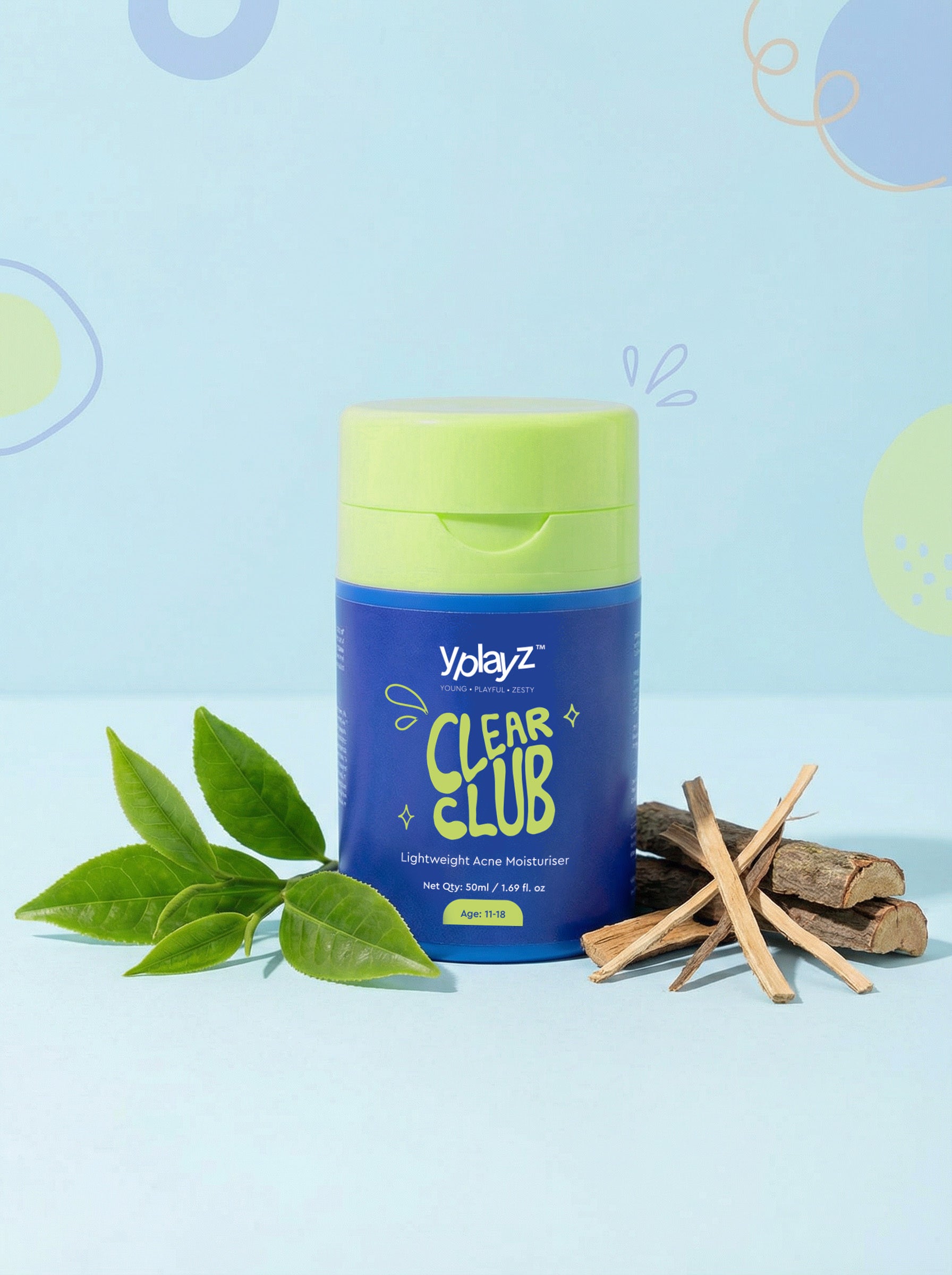 Y Play Z Clear Club Lightweight Acne Moisturiser