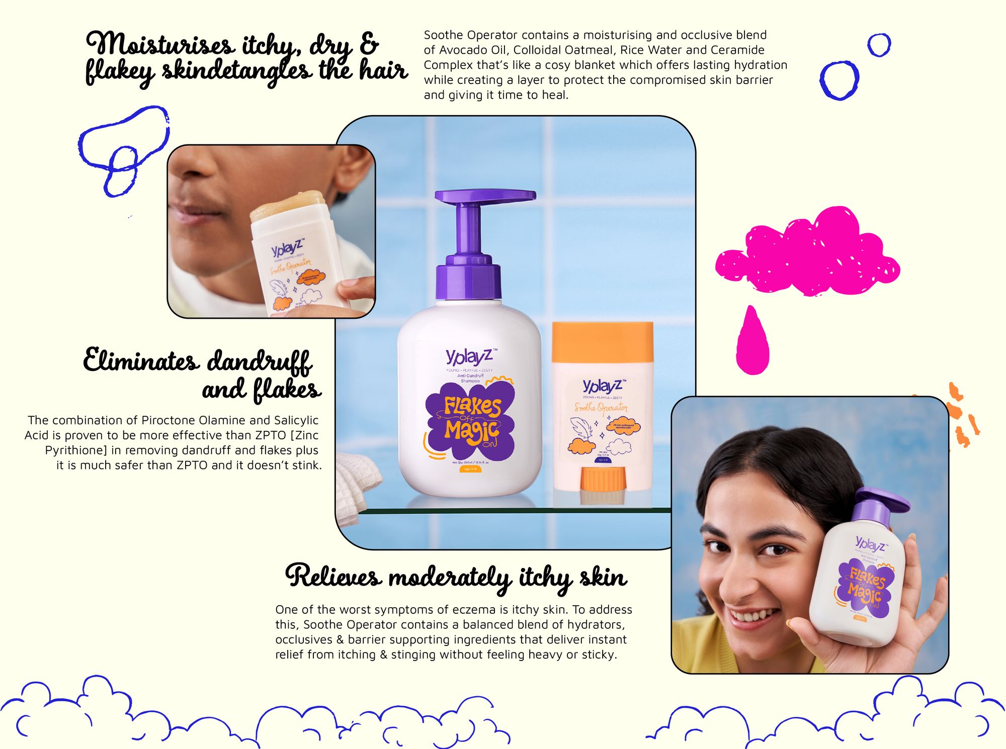 Dandruff Shampoo & Deo Stick for Teens