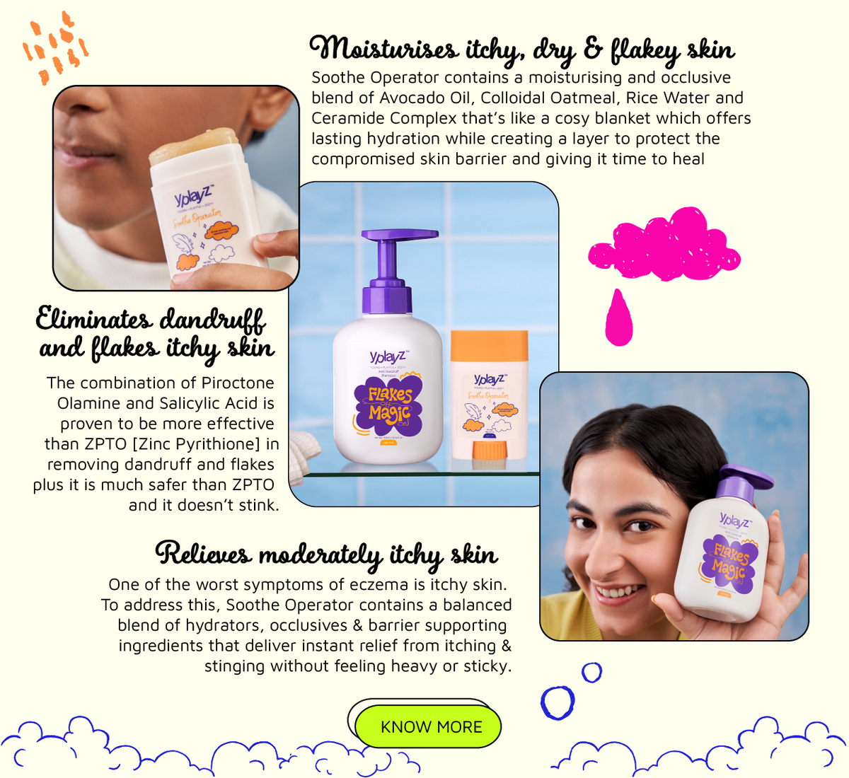 Dandruff Shampoo & Deo Stick for Teens