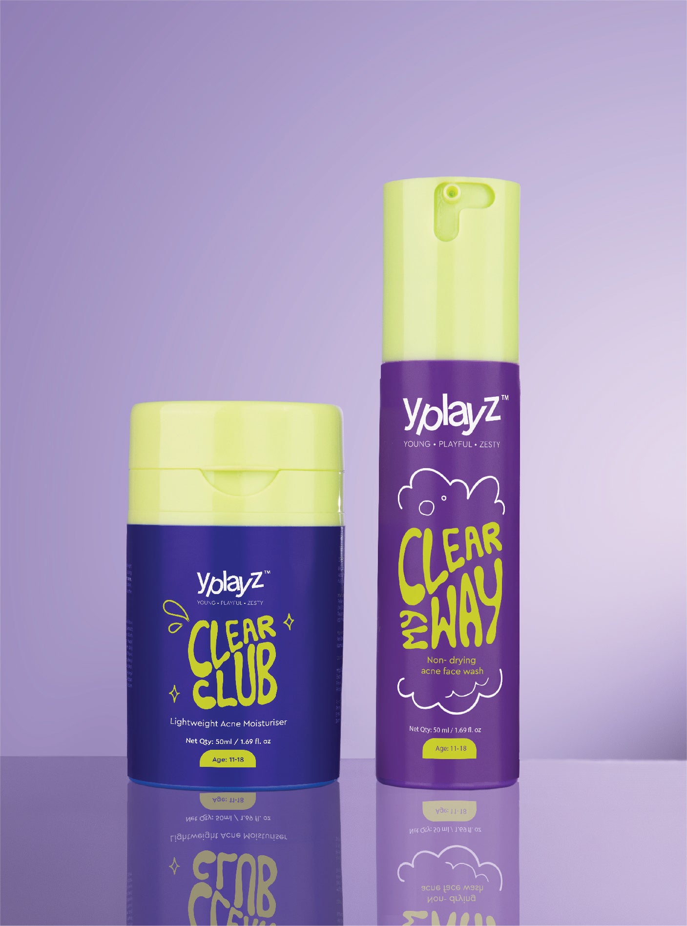Y Play Z Clear Crew Duo Acne Bundle For Teens