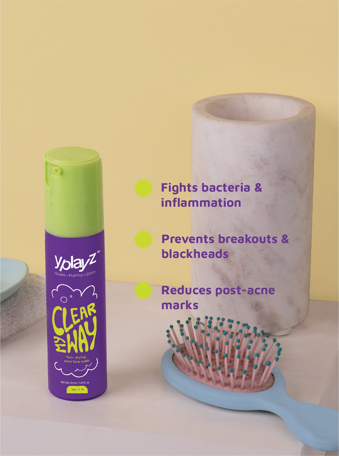 YplayZ Clear Crew Duo Acne Bundle For Teens