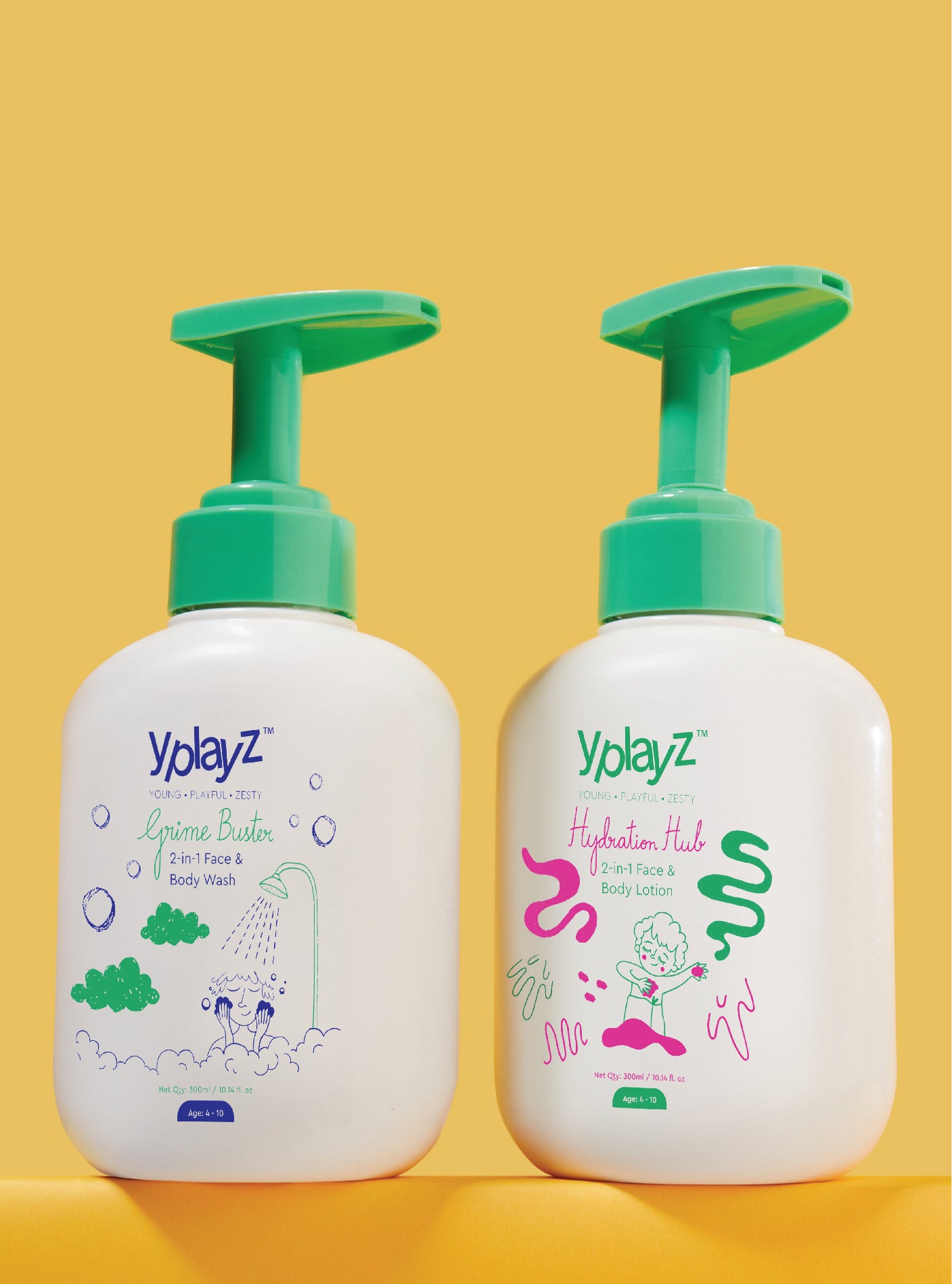 YplayZ Tender Touch Bathtime Duo For Kids