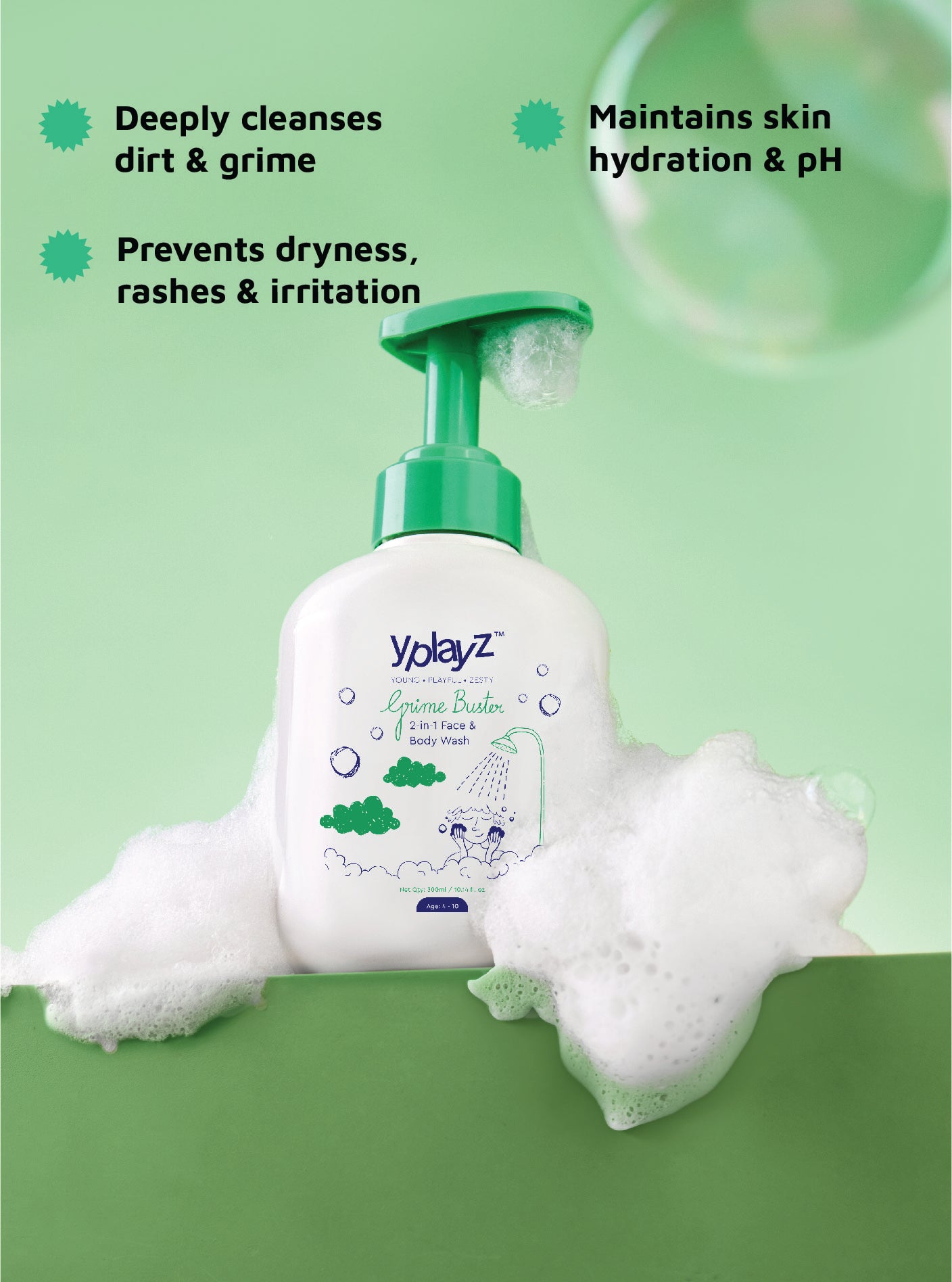 YplayZ Tender Touch Bathtime Duo For Kids