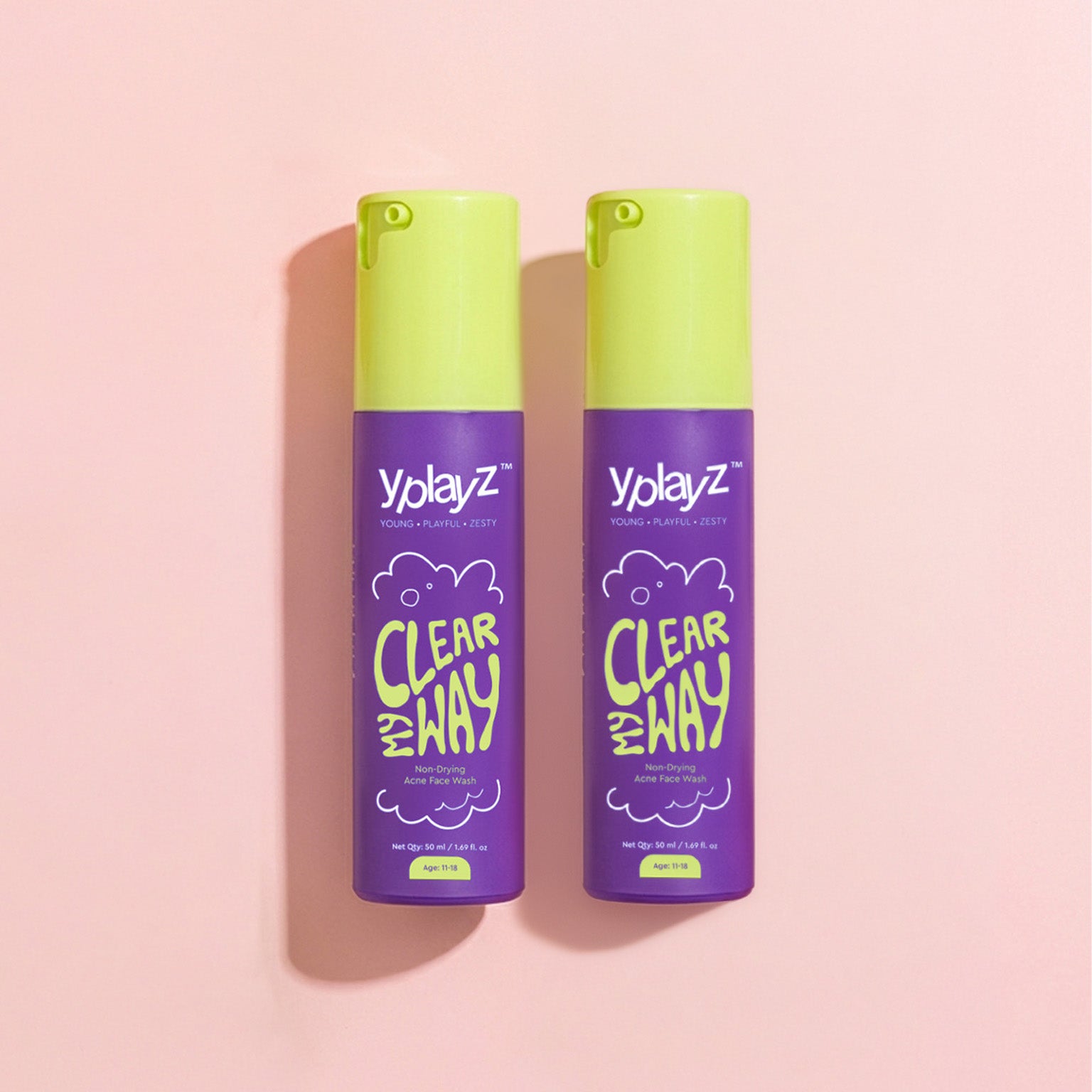 Y Play Z Clear My Way Non-Drying Acne Face Wash